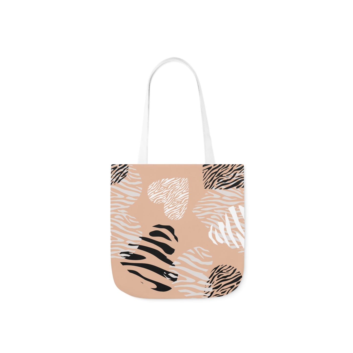 Abstract Animal Print Canvas Tote Shopper Bag.