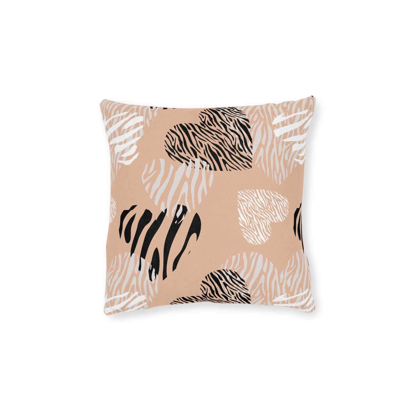 Astract Animal Print Square Pillow cushion 12" X 12". Home decor scatter cushion.