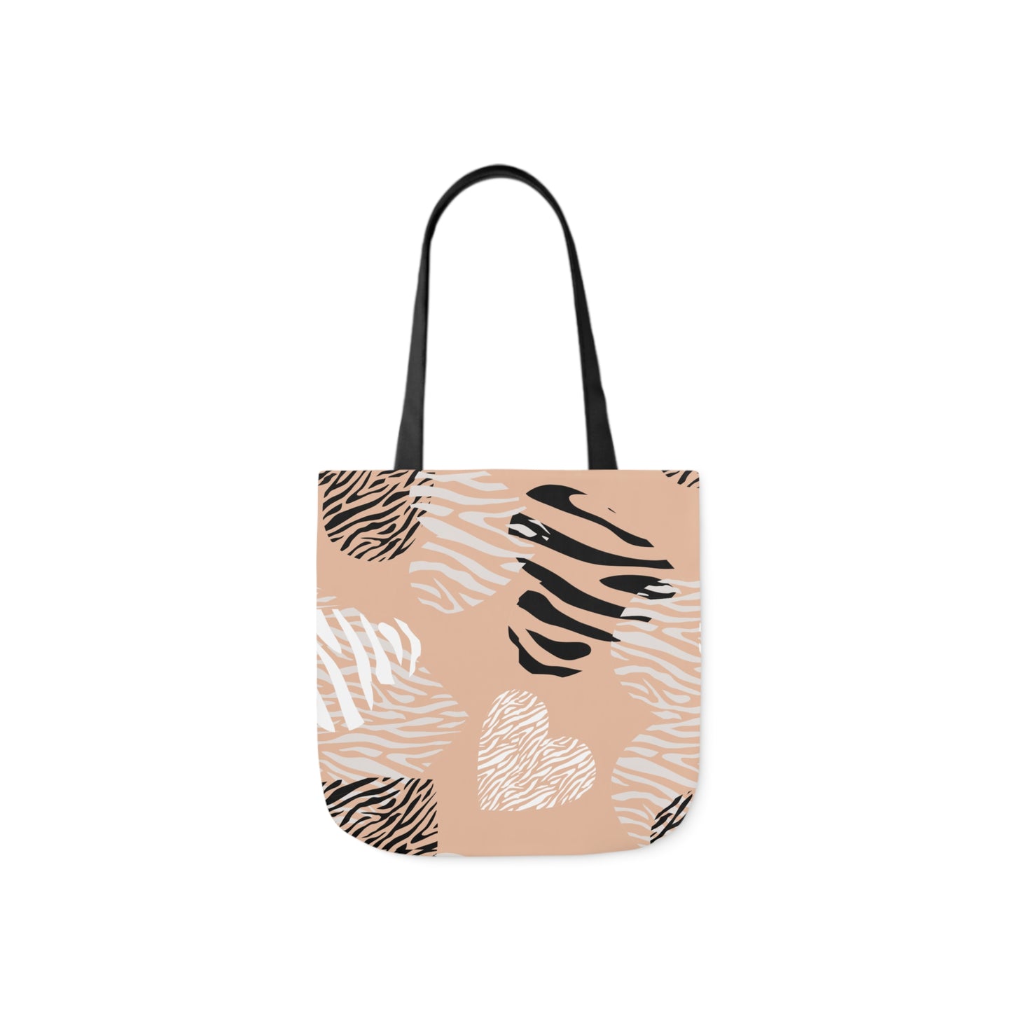 Abstract Animal Print Canvas Tote Shopper Bag.