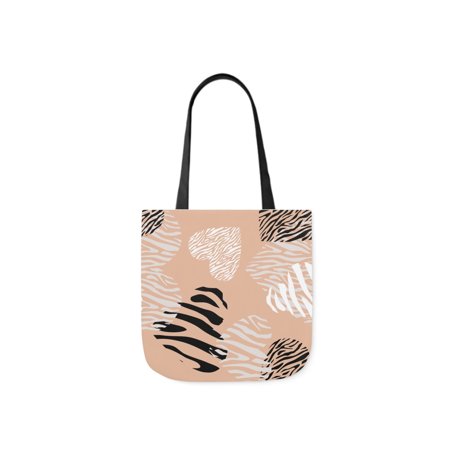 Abstract Animal Print Canvas Tote Shopper Bag.