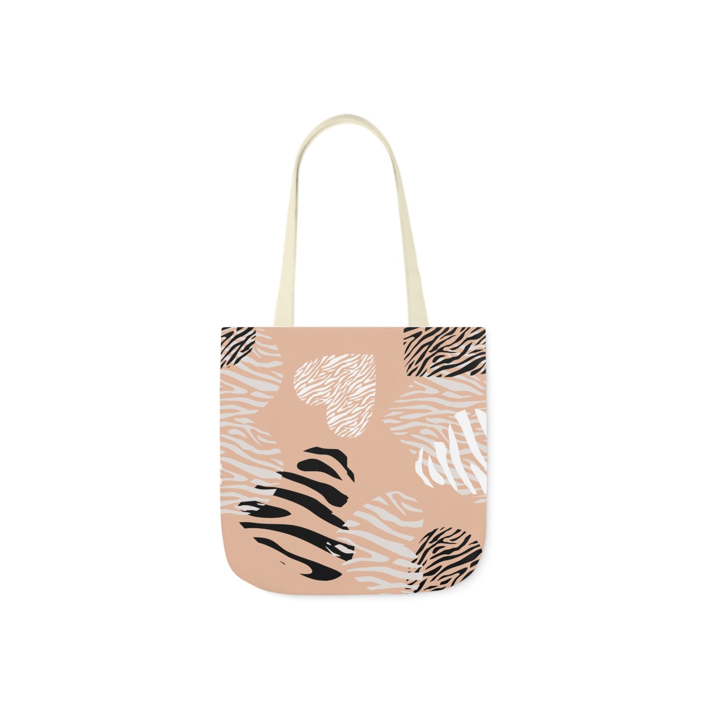 Abstract Animal Print Canvas Tote Shopper Bag.