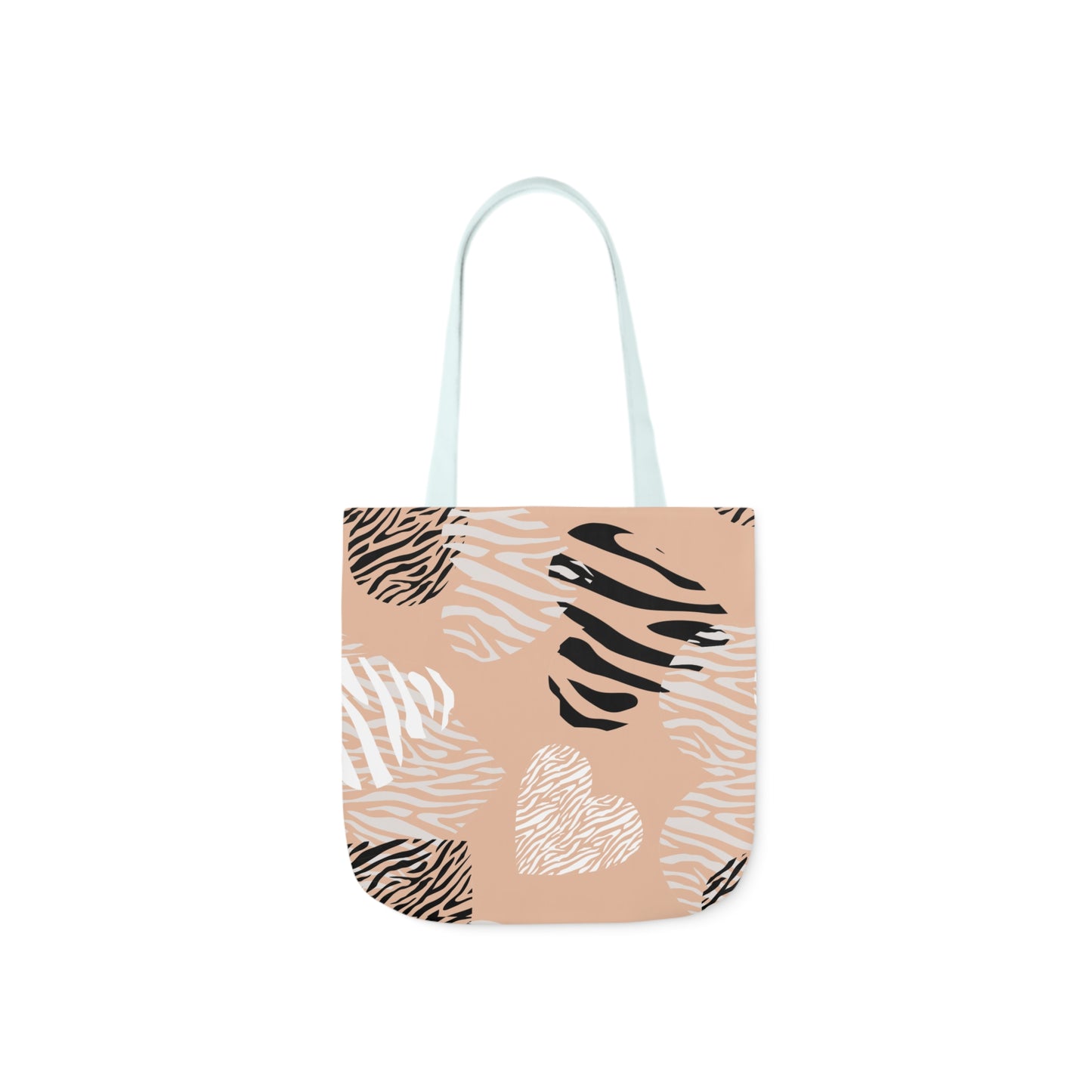 Abstract Animal Print Canvas Tote Shopper Bag.