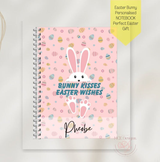 Personalised Easter Bunny Notebooks.