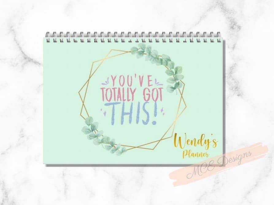 Positivity personalised Yearly Planner