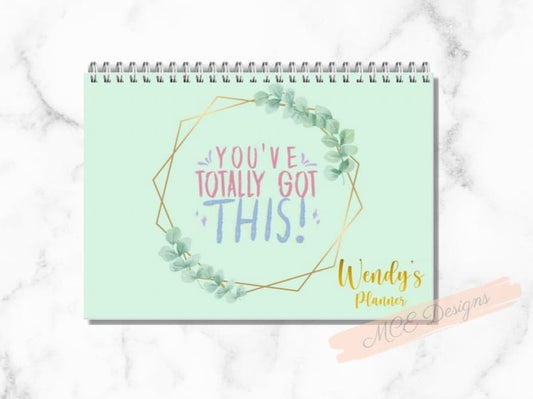 Positivity personalised Yearly Planner