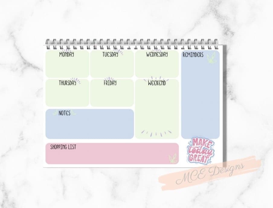 Positivity personalised Yearly Planner