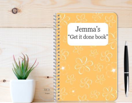 "Sketchy" Personalised Notebook