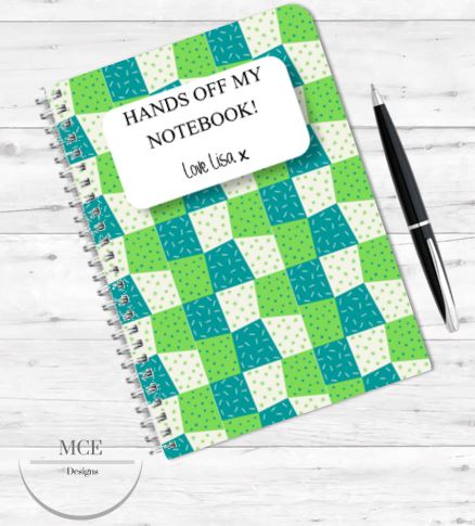 Patchworky Personalised Notebook