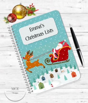 Ho Ho Ho Santa Personalised Notebook