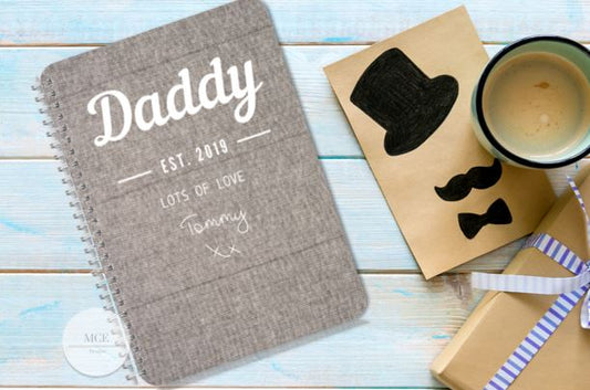 Personalised Mummy/ Daddy/ Grandad/ Nanny/ Uncle-Fully customisable Notebook