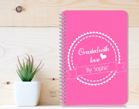 Created With Love-Personalised Recipe book Planner.