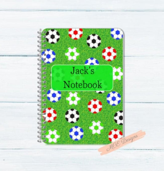 Football Crazy Personalised Notebook