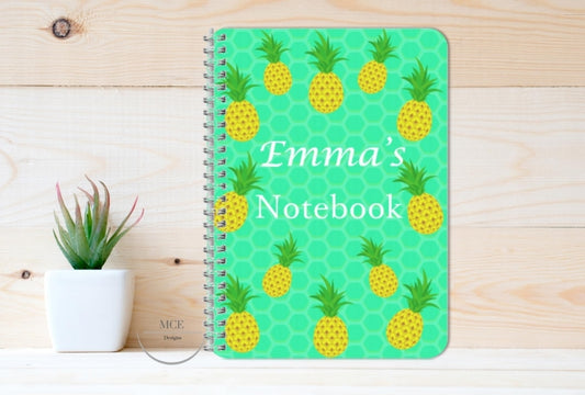 "Pineapples" Personalised Notebook